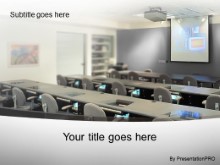 PowerPoint Templates - Training Room Gray